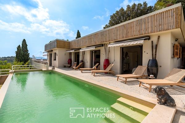 Vue mer et maquis – Maison contemporaine confidentielle à Porto-Vecchio