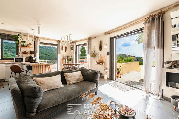 Vue mer et maquis – Maison contemporaine confidentielle à Porto-Vecchio