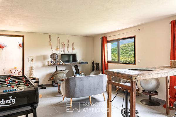 Vue mer et maquis – Maison contemporaine confidentielle à Porto-Vecchio