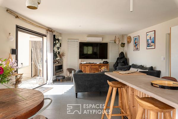 Vue mer et maquis – Maison contemporaine confidentielle à Porto-Vecchio