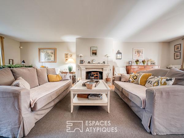 La Maison familiale sur un terrain arboré sans vis-à-vis dans un quartier recherché de Mennecy