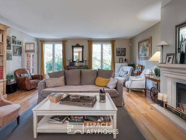 La Maison familiale sur un terrain arboré sans vis-à-vis dans un quartier recherché de Mennecy