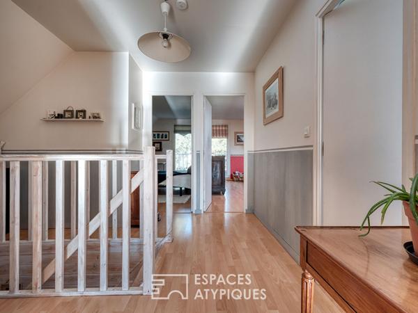 La Maison familiale sur un terrain arboré sans vis-à-vis dans un quartier recherché de Mennecy