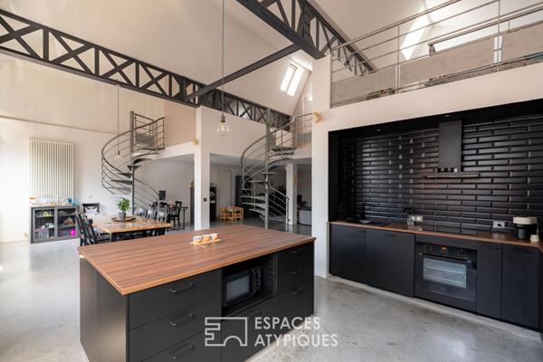 Loft en duplex dans une ancienne bonneterie