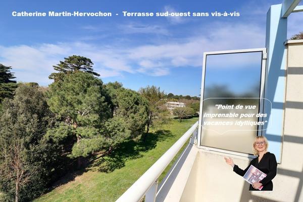 Studio cabine avec parking aérien au calme à 300m de la plage