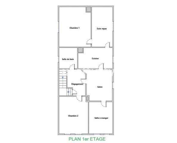 Immeuble 6 pièces - 100 m²
