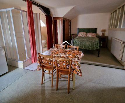 Vue sur la ville, proche du centre à pied et parking à proximité pour y stationner