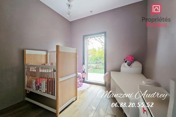 Maison contemporaine d'architecte de 2020, de 145m², 4 chambres, terrasse de 100m², DPA A, TROYES