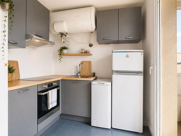 Nanterre Quartier La Boule | Studio avec balcon, cave et parking