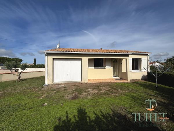 LA TREMBLADE -MAISON 65 M2- 2 CHAMBRES- GARAGE- 518 M2 DE PARCELLE