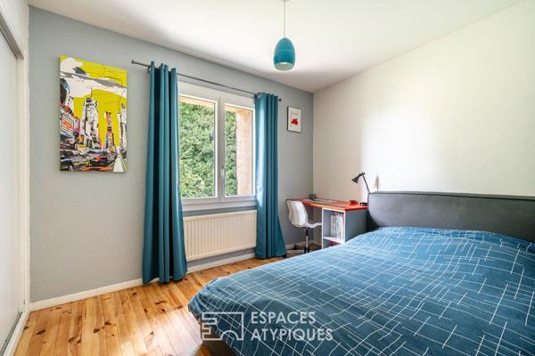 Maison atypique avec piscine