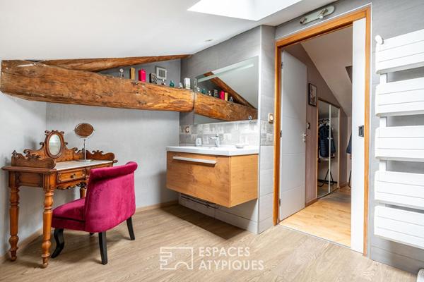 Maison atypique avec piscine