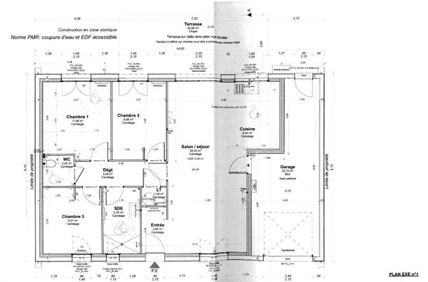 Maison Aubigny Les Clouzeaux 4 pièce(s) 85.38 m2