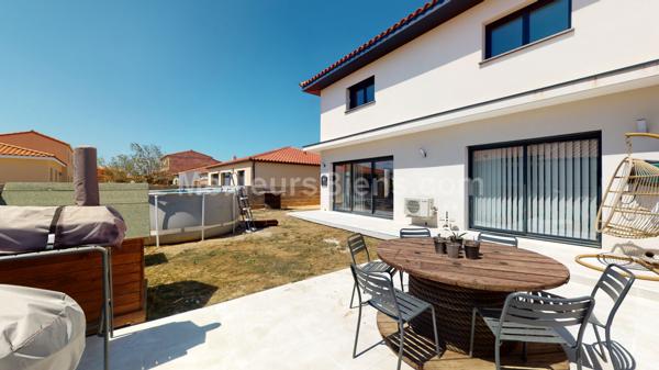 Villa T4 120m2 en 3 faces sur parcelle piscinable de 335m2 à Ortaffa.