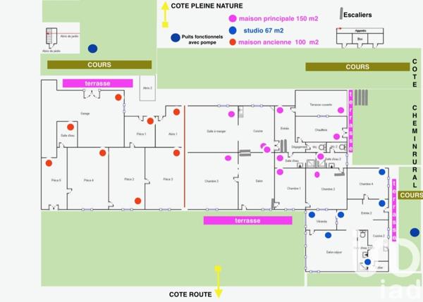 Maison à vendre 6 pièces 216 m² Le Fleix