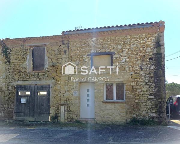 Maison de village 3 chambres avec cour et garage