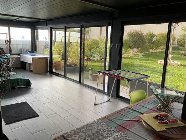 Maison moderne avec véranda aluminium Cahors