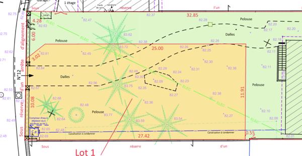Bessancourt (95550) A vendre à Bessancourt terrain 324 m2