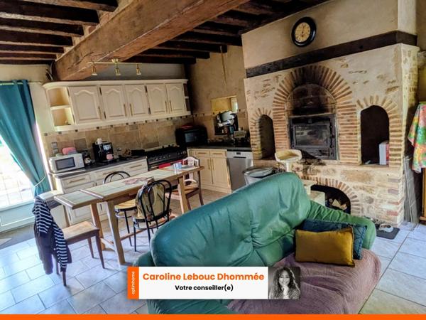 Longère 70m² potentiel 150m² sur 4500m² avec étang