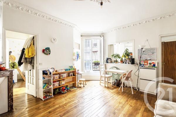 Appartement F3 à vendre  3 pièces - 45,50 m2 PARIS - 75013