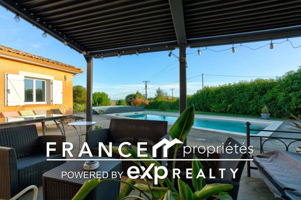 Maison de qualité avec piscine et vue dominante sur les Pyrénées