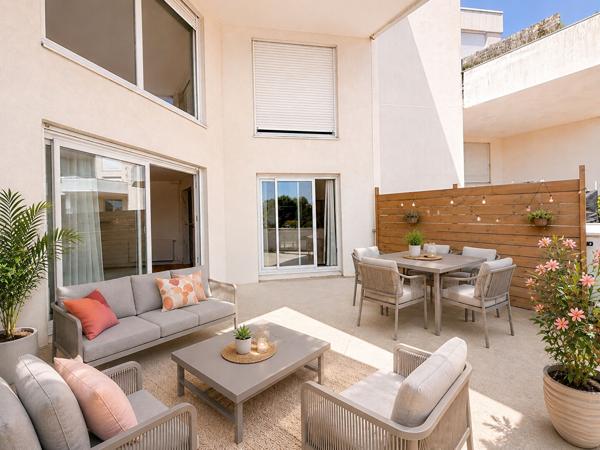 ANGERS - APPARTEMENT T3 DE 82 M² EN DUPLEX AVEC GRANDE TERRASSE ET STATIONNEMENT
