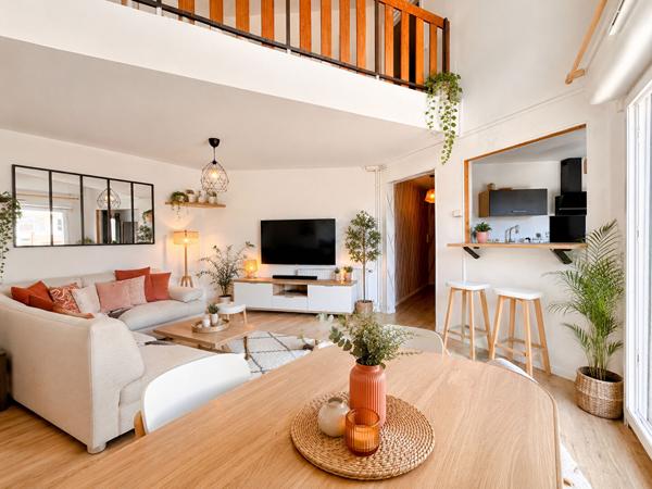 ANGERS - APPARTEMENT T3 DE 82 M² EN DUPLEX AVEC GRANDE TERRASSE ET STATIONNEMENT