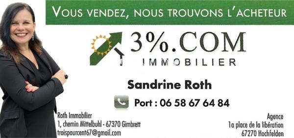 3%COM Corps de ferme avec dépendances 300m2 et jardin 16 ares  Hochfelden (67270)