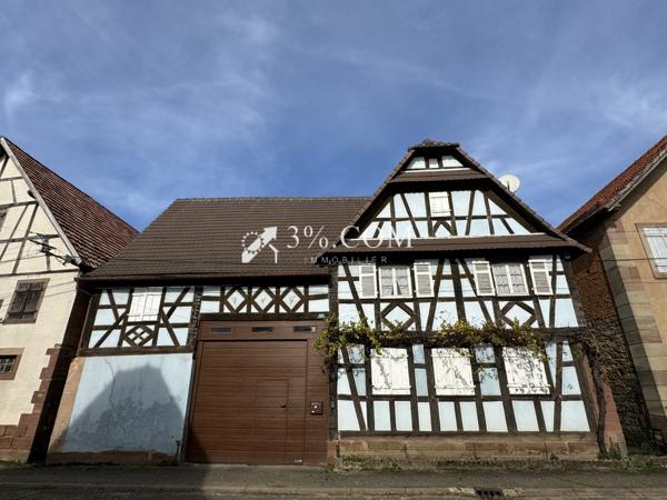 3%COM Corps de ferme avec dépendances 300m2 et jardin 16 ares  Hochfelden (67270)
