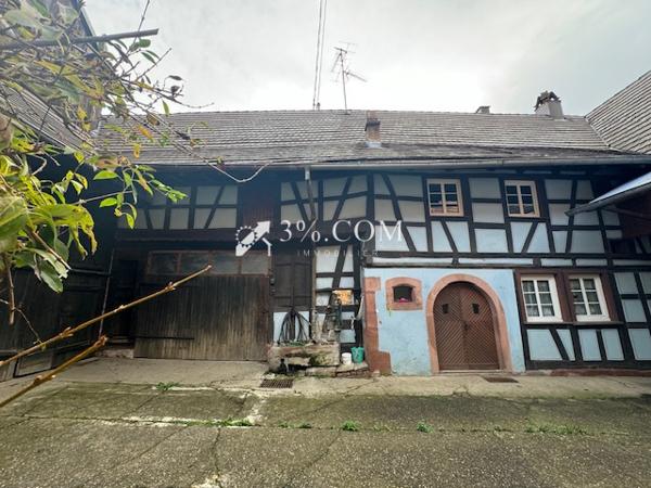 3%COM Corps de ferme avec dépendances 300m2 et jardin 16 ares  Hochfelden (67270)