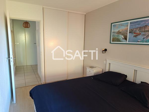 CIBOURE superbe appartement de type T2 avec terrasse, parking couvert, piscine et terrain de tennis , plage à pieds