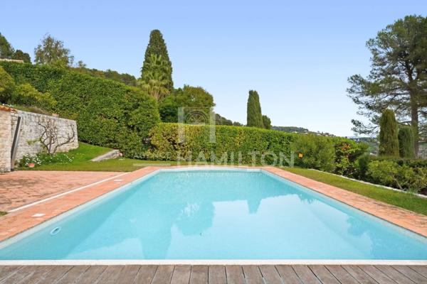Villa avec vue mer et vue sur Saint-Paul-de-Vence – La Colle-sur La colle-sur-loup