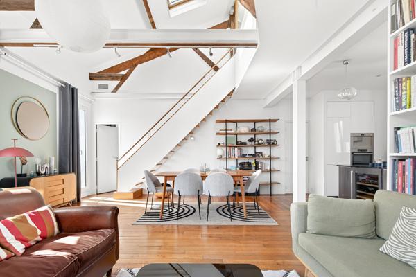 Duplex d’architecte en dernier étage