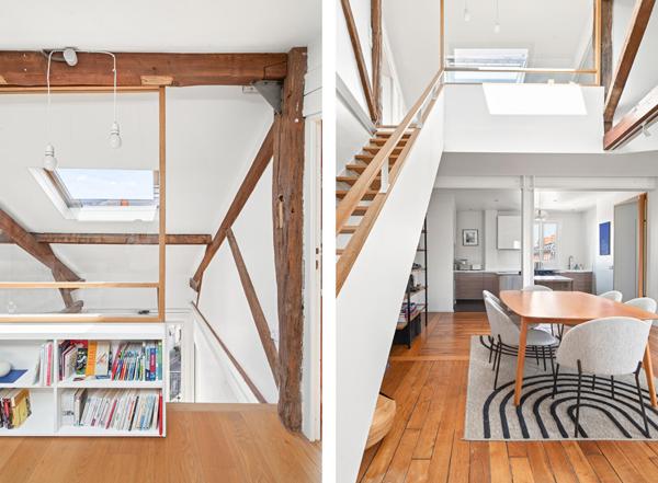 Duplex d’architecte en dernier étage