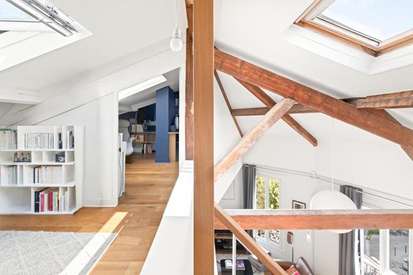 Duplex d’architecte en dernier étage