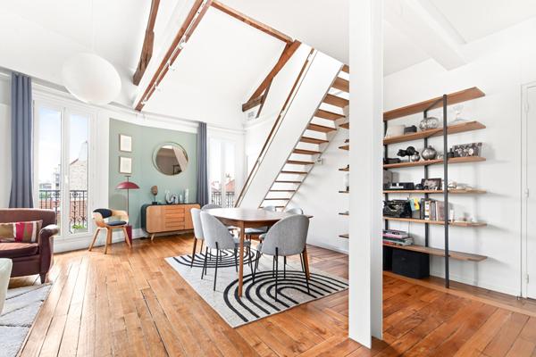 Duplex d’architecte en dernier étage