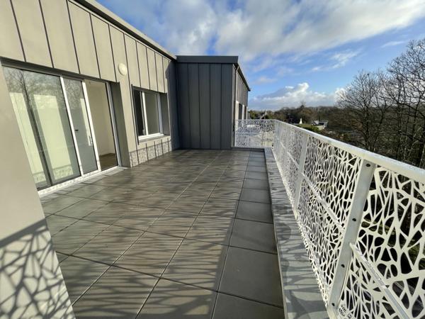 Dpt Finistère (29), à vendre BREST STANG ALAR Appartement Rooftop 130m² Terrasse 29m²