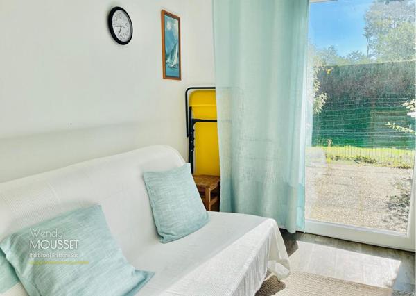 Appartement studio T1 avec jardin privatif  à 300 m de la plage à Arzon