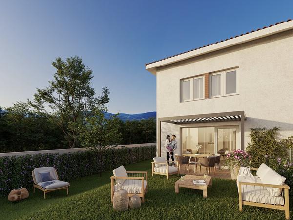 MAISON OU APPARTEMENT NEUFS DANS UN DOMAINE SUR LES HAUTEURS DE LA VILLE