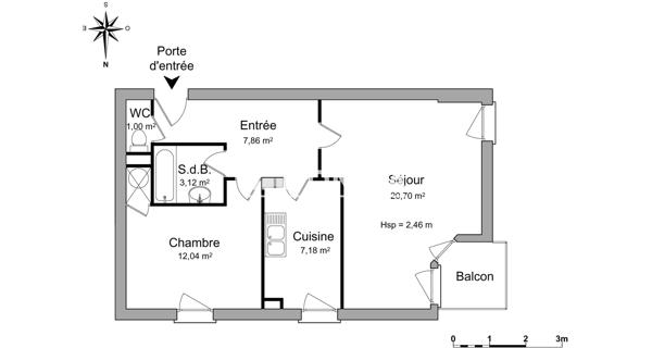Location Appartement 2 pièces 51.9 m² - Avignon 84000