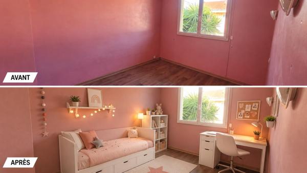 Maison T6 -  101m², garage, jardin piscinable à Coursan