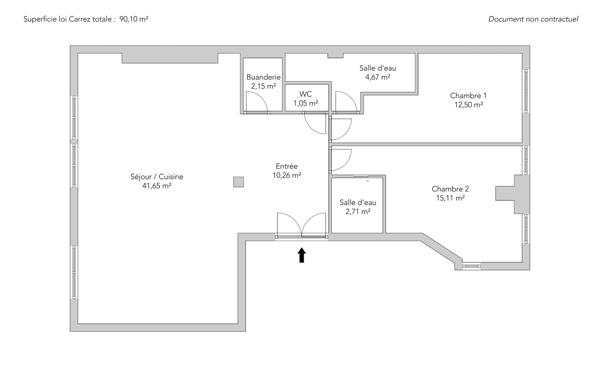 Appartement Paris 8e - TRIANGLE D'OR