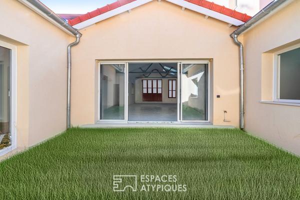 Loft à aménager avec jardin