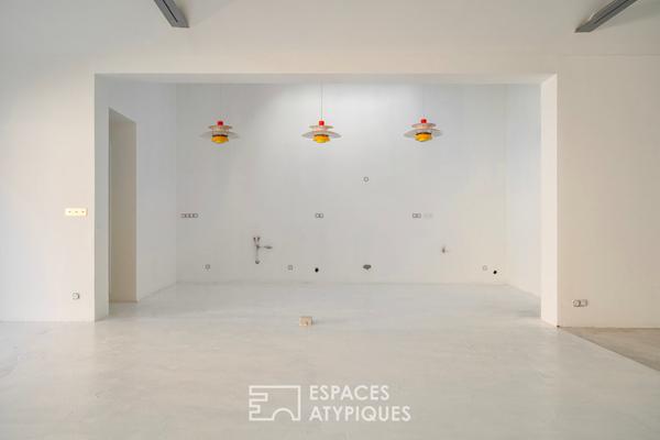 Loft à aménager avec jardin