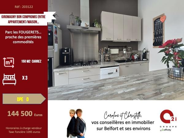 Appartement
         5 pièces
        - 120 m² Exclusivité