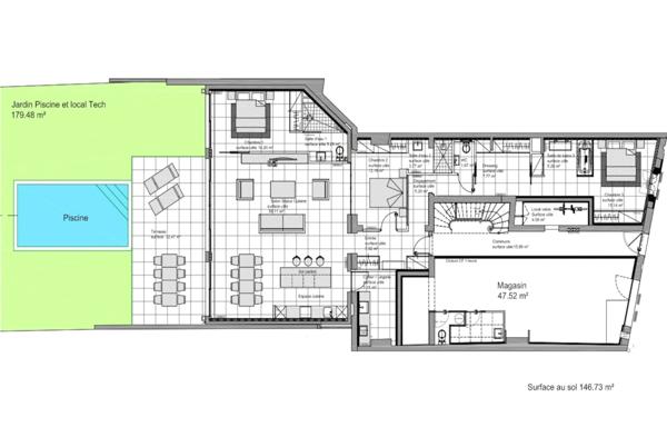 BORDEAUX NANSOUTY - COMME UNE MAISON - JARDIN 180 M2 - PISCINE - PRESTATIONS HAUT DE GAMME - CALME