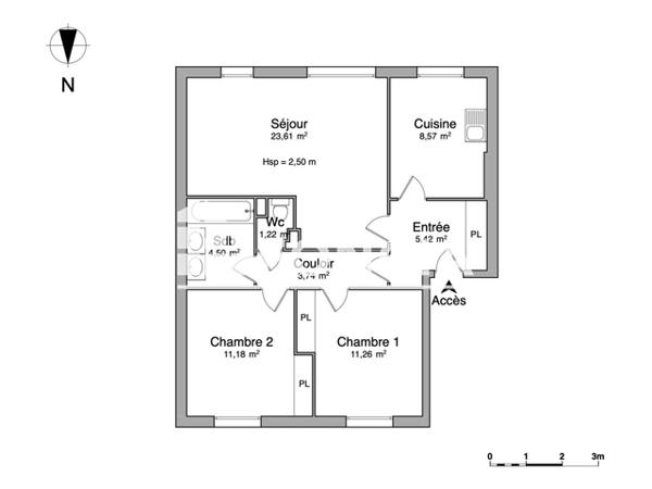 Location Appartement 3 pièces 69.5 m² - 28 RUE DES GOEMONS Perpignan 66000