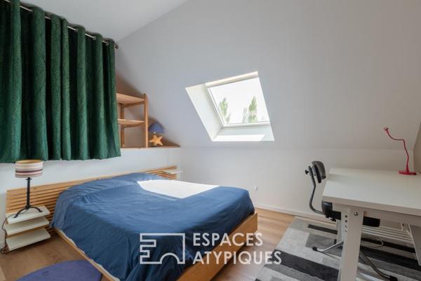 Maison de charme écologique avec vue sur la nature