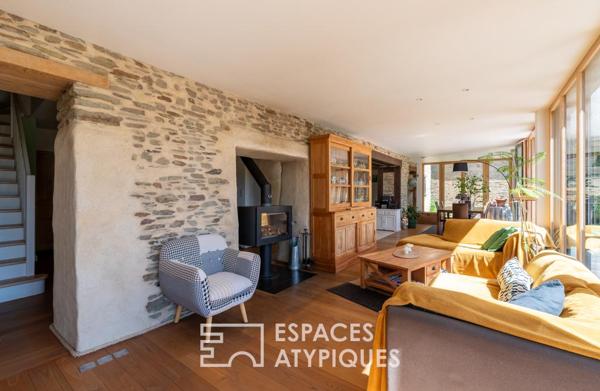 Maison de charme écologique avec vue sur la nature