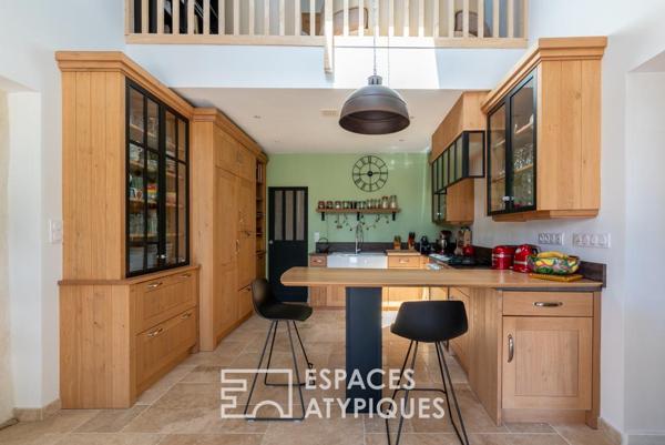 Maison de charme écologique avec vue sur la nature